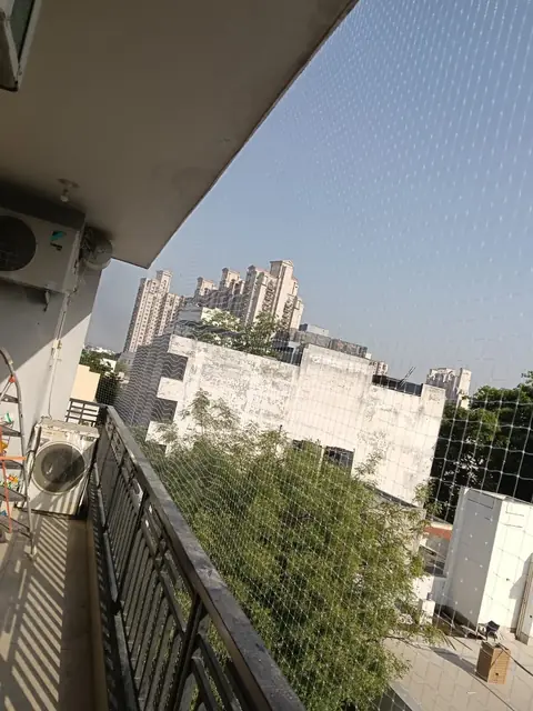 Fine bird net, utility balcony by Quality Anti Bird Net Services