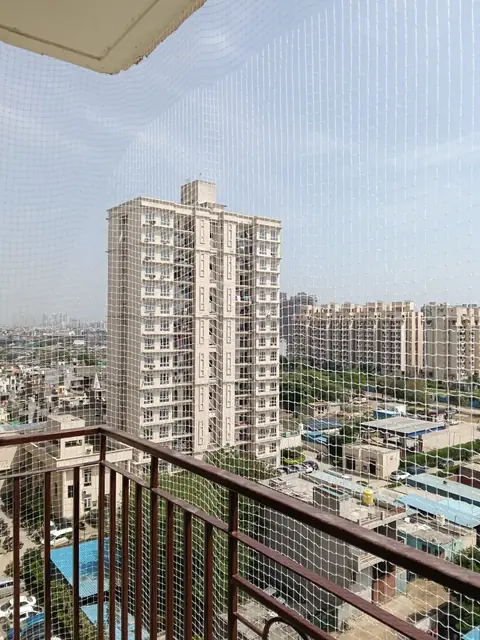 Balcony bird net, high floor by Quality Anti Bird Net Services