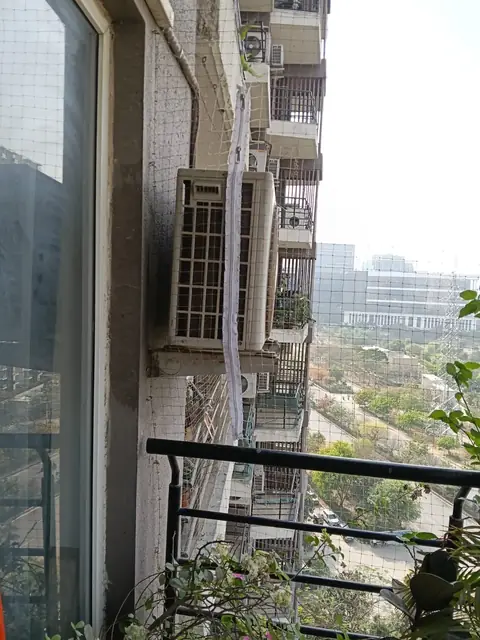AC unit area covered with net by Quality Anti Bird Net Services