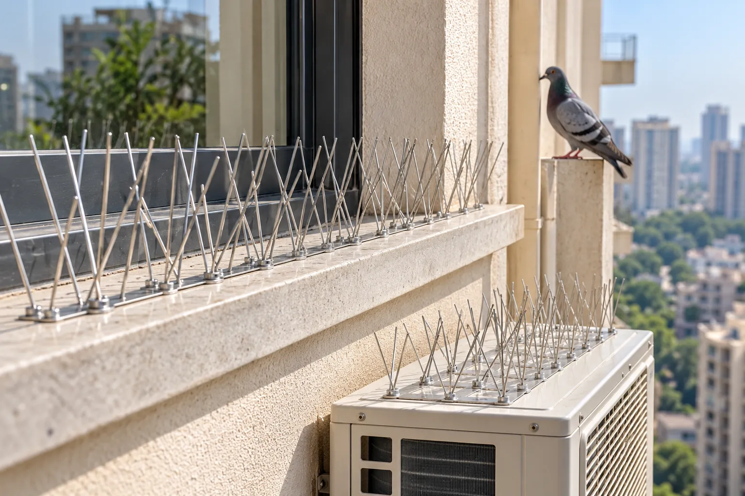 Bird Spike for homes and buildings in Gurugram and Delhi NCR