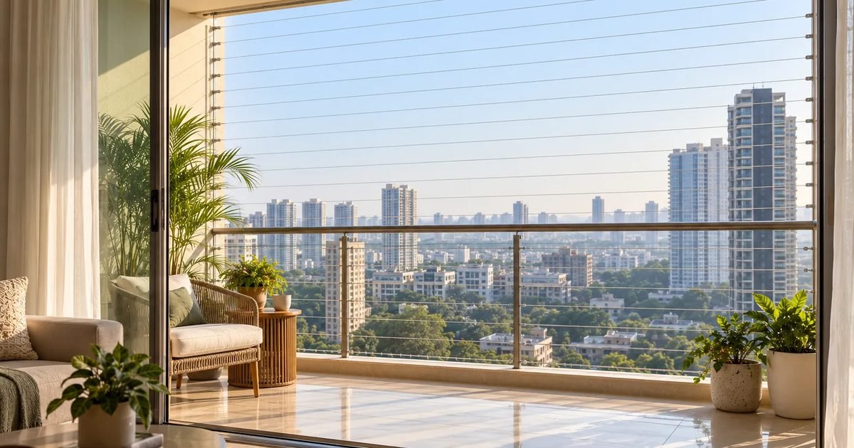 Invisible Safety Grill in Gurugram | Quality Anti Bird Net