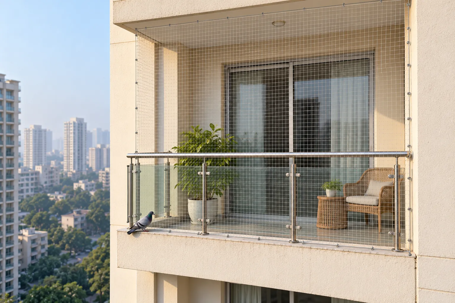 Pigeon Net for homes and buildings in Gurugram and Delhi NCR